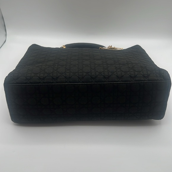 CHRISTIAN DIOR CANNAGE LADY DIOR BLACK AND GOLD - Picture 7 of 14
